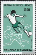 Andorra - French Post 371 (complete Issue) Unmounted Mint / Never Hinged 1986 Football - Cuadernillos