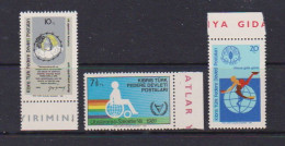 CYPRUS (TURKISH)    1981    Commemorations    Set  Of  3    MNH - Neufs