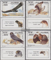 Israel 982-985 With Tab (complete Issue) Unmounted Mint / Never Hinged 1985 Birds The Bible - Unused Stamps (with Tabs)