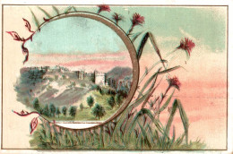 CHROMO TH. CAPELIER GROS & DETAIL SAINT MAIXENT CHATEAU ET FLEURS SAUVAGES - Autres & Non Classés