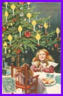 * Heureux Noël * Fillette Qui Prie - Sapin Avec Bougies - Bougie - Poupée Doll - Edit. K.F. - 1905 - Otros & Sin Clasificación