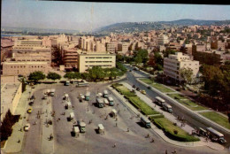 HAIFA  ( ISRAEL )  TOWN AND PLUMER SQUARE SEEN FROM THE DAGON SILO   ( UN PLI VERTICAL ) - Israel