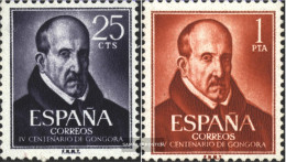 Spain 1264-1265 (complete Issue) Unmounted Mint / Never Hinged 1961 Gongora Y Argote - Nuovi