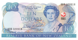 New Zealand Ten Dollars 1990 Waitangi Treaty Commemorative QEII P -176 UNC Prefix CCC - Neuseeland