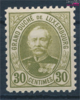 Luxemburg 61D Postfrisch 1891 Adolf (10362798 - 1891 Adolphe Voorzijde
