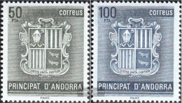 Andorra - Spanish Post 157-158 (complete Issue) Unmounted Mint / Never Hinged 1982 Crest - Nuevos