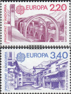 Andorra - French Post 379-380 (complete Issue) Unmounted Mint / Never Hinged 1987 Europe - Nuevos