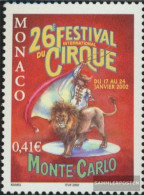 Monaco 2571 (complete Issue) Unmounted Mint / Never Hinged 2002 Circus Festival - Unused Stamps