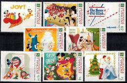 MWD-BK4-210-3 MINT PF/MNH ¤ GRENADIINES OF SAINT VINCENT 1991 8w In Serie  ¤ THE WORLD OF WALT DISNEY - CHRISTMAS CARDS - Disney