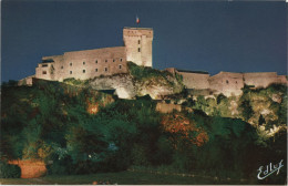 65 - LOURDES - CPSM - Le Château-fort De Nuit  "Son Et Lumière" - TBE - Lourdes