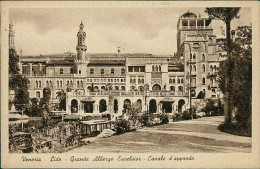 VENEZIA LIDO - SPIAGGIA - GRANDE ALBERGO EXCELSIOR - CANALE D'APPRODO - EDIZ. SCROCCHI - 1944 (20498) - Venezia (Venice)