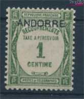 Andorra - Französische Post P9 Postfrisch 1931 Portomarken (10363050 - Nuovi