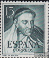 Spain 1018 (complete Issue) Unmounted Mint / Never Hinged 1954 Writers - Unused Stamps
