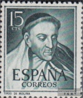 Spain 1018 (complete Issue) Unmounted Mint / Never Hinged 1954 Writers - Nuovi