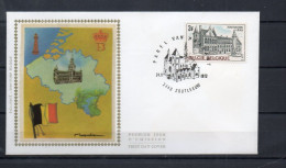 Année 1973 : FDC 1692  Soie - Pour Le Tourisme - Obli. Zoutleeuw - 1971-1980