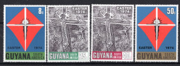 Guyana 1974 Easter Set HM (SG 602-605) - Guyana (1966-...)