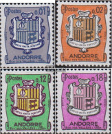 Andorra - French Post 186-189 (complete Issue) Unmounted Mint / Never Hinged 1964 Crest - Cuadernillos