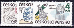** Tchécoslovaquie 1985 Mi 2819-21 (Yv 2634-6), (MNH)** - Unused Stamps