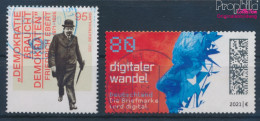 BRD 3589,3590 (kompl.Ausg.) Gestempelt 2021 Friedrich Ebert, Digitaler Wandel (10351942 - Oblitérés