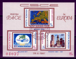 Roemenie Blok Mi 183 KSZE Gestempeld - Used Stamps