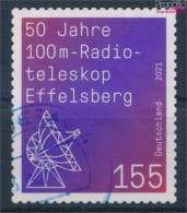 BRD 3622 (kompl.Ausg.) Selbstklebende Ausgabe Gestempelt 2021 Radioteleskop Effelsberg (10351929 - Oblitérés