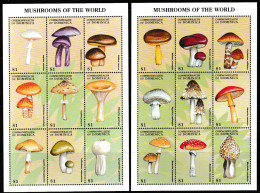 DOMINICA  1998  MNH  "MUSHROOMS" - Champignons