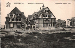 ! Cpa, Ansichtskarte, Westende, Colonie Allemande - Westende