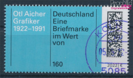 BRD 3688 (kompl.Ausg.) Gestempelt 2022 Otto Oti Aicher (10351908 - Oblitérés