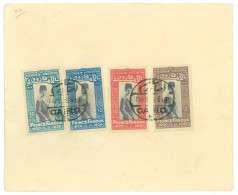 P2944 - EGYPT PRINCE FAROUK SET 1929 ON UNADDRESSED FDC NILE CAT. C29/32 - Covers & Documents