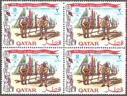 750 Qatar Boy Scouts Tente Campement Tent MNH ** Neuf SC (QAT-84b) - Ongebruikt