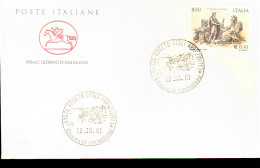 2001 ANNULLO FDC  Unione Latina. - Altri & Non Classificati