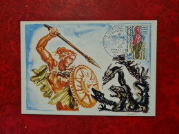 Carte Fdc Maxi 1970 PARIS  LUTTE CONTRE LE CANCER - 1970-1979