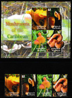 ANTIGUA & BARBUDA  2007  MNH  "MUSHROOMS" - Mushrooms