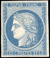 * 4 - 25c. Bleu. SUP. R. - 1849-1850 Ceres