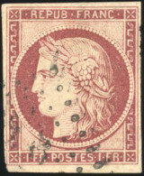 Obl. 6 - 1F. Carmin. Obl. Légère. TB. - 1849-1850 Ceres