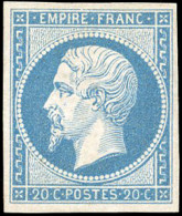 * 14A - 20c. Bleu. TB. - 1853-1860 Napoleone III