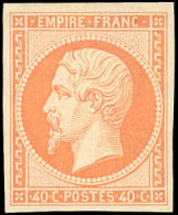 * 16 - 40c. Orange. Très Belle Couleur Et Fraîcheur. SUP. - 1853-1860 Napoléon III.