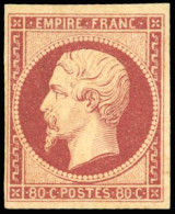 * 17A - 80c. Carmin. Très Belle Nuance. SUP. - 1853-1860 Napoleon III