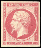 * 17B - 80c. Rose. Très Frais. Nuance Vive. SUP. - 1853-1860 Napoléon III.