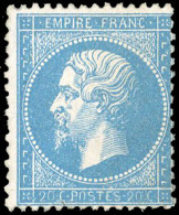 * 22 - 20c. Bleu. TB. - 1862 Napoléon III.