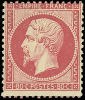 * 24 - 80c. Rose. Belle Nuance. Grande Fraîcheur. TB. - 1862 Napoléon III