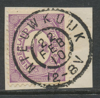 Grootrondstempel Nieuwkuijk 1910 - Poststempels/ Marcofilie
