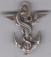 Corps De Santé Colonial  - Insigne Drago H563 En ARGENT - Services Médicaux