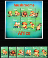 GAMBIA  2000  MNH  "MUSHROOMS" - Mushrooms