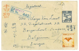 P2949 - JAPAN , 1945 FROM OSAKA TO BELGIUM, - Covers & Documents