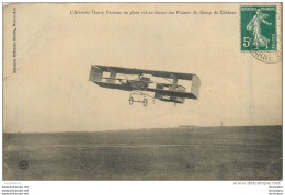 AVIATEUR HENRY FARMAN EN PLEIN VOL CAMP DE CHALONS - ....-1914: Precursors