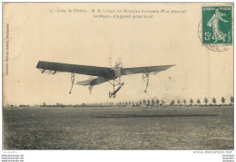 MONOPLAN ANTOINETTE  EN PLEIN VOL CAMP DE CHALONS - ....-1914: Précurseurs