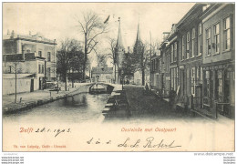 DELFT OOSTEINDE MET OOSTPOORT - Delft