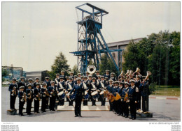 BATTERIE FANFARE DES HOUILLIERES DE LORRAINE PHOTO FORMAT CPA - Autres & Non Classés