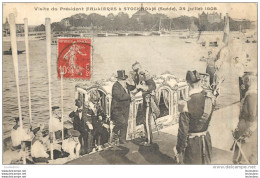 VISITE DU PRESIDENT FALLIERES A STOCKHOLM JUILLET 1908 - Personaggi